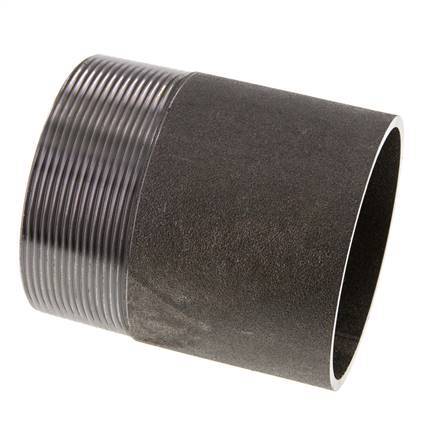 R 3'' Male x 88.9mm Steel Pipe Nipple with Welding End 50 Bar DIN 2982 - 100mm