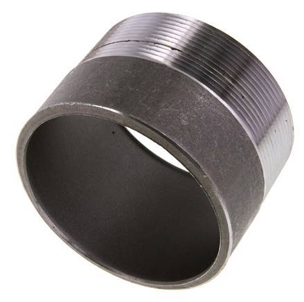 R 3'' Male x 88.9mm Steel Pipe Nipple with Welding End 50 Bar DIN 2982 - 60mm