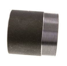 R 4'' Male x 114.3mm Steel Pipe Nipple with Welding End 50 Bar DIN 2982 - 120mm