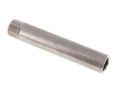 R 1/2'' Male x 21.3mm Stainless steel Pipe Nipple with Welding End 20 Bar DIN 2982 - 120mm