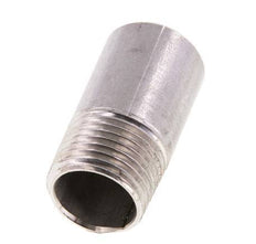 R 1/2'' Male x 21.3mm Stainless steel Pipe Nipple with Welding End 20 Bar DIN 2982 - 40mm