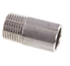 R 1/2'' Male x 21.3mm Stainless steel Pipe Nipple with Welding End 20 Bar DIN 2982 - 40mm