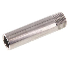 R 1/2'' Male x 21.3mm Stainless steel Pipe Nipple with Welding End 20 Bar DIN 2982 - 80mm
