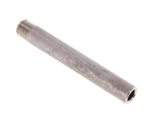 R 1/4'' Male x 13.5mm Stainless steel Pipe Nipple with Welding End 20 Bar DIN 2982 - 100mm