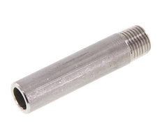 R 1/4'' Male x 13.5mm Stainless steel Pipe Nipple with Welding End 20 Bar DIN 2982 - 60mm