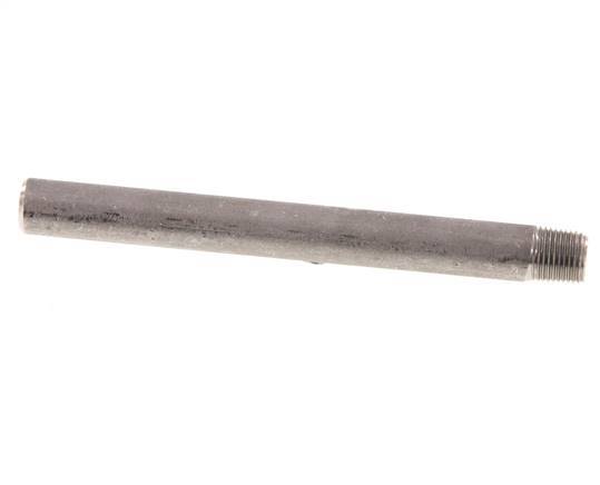 R 1/8'' Male x 10.2mm Stainless steel Pipe Nipple with Welding End 20 Bar DIN 2982 - 100mm