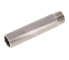 R 3/4'' Male x 26.9mm Stainless steel Pipe Nipple with Welding End 20 Bar DIN 2982 - 120mm