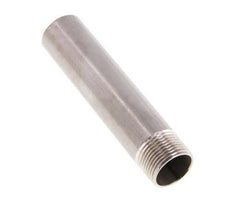 R 3/4'' Male x 26.9mm Stainless steel Pipe Nipple with Welding End 20 Bar DIN 2982 - 120mm