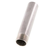 R 3/4'' Male x 26.9mm Stainless steel Pipe Nipple with Welding End 20 Bar DIN 2982 - 120mm