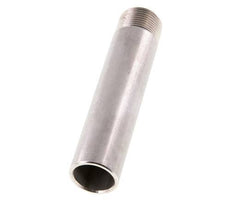 R 3/4'' Male x 26.9mm Stainless steel Pipe Nipple with Welding End 20 Bar DIN 2982 - 120mm