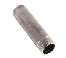 R 1'' Male x 33.7mm Stainless steel Pipe Nipple with Welding End 20 Bar DIN 2982 - 120mm