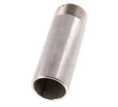 R 1 1/4'' Male x 42.4mm Stainless steel Pipe Nipple with Welding End 20 Bar DIN 2982 - 120mm