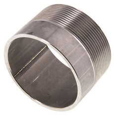 R 2 1/2'' Male x 76.1mm Stainless steel Pipe Nipple with Welding End 20 Bar DIN 2982 - 50mm