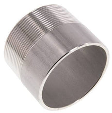 R 2 1/2'' Male x 76.1mm Stainless steel Pipe Nipple with Welding End 20 Bar DIN 2982 - 60mm