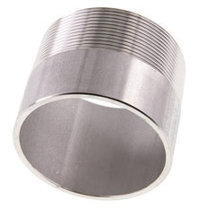 R 2 1/2'' Male x 76.1mm Stainless steel Pipe Nipple with Welding End 20 Bar DIN 2982 - 60mm