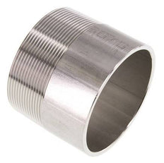 R 3'' Male x 88.9mm Stainless steel Pipe Nipple with Welding End 20 Bar DIN 2982 - 70mm