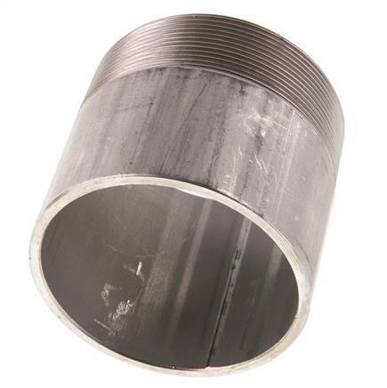 R 3'' Male x 88.9mm Stainless steel Pipe Nipple with Welding End 20 Bar DIN 2982 - 80mm