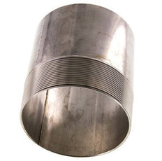 R 4'' Male x 114.3mm Stainless steel Pipe Nipple with Welding End 20 Bar DIN 2982 - 120mm