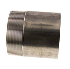 R 4'' Male x 114.3mm Stainless steel Pipe Nipple with Welding End 20 Bar DIN 2982 - 120mm