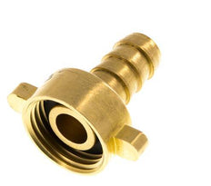 G 1/2'' x 10mm Brass Hose barb with NBR Seal and Wing Nut 16 Bar [2 Pieces]