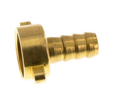 G 1/2'' x 10mm Brass Hose barb with NBR Seal and Wing Nut 16 Bar [2 Pieces]
