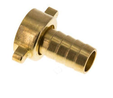 G 1/2'' x 13mm Brass Hose barb with NBR Seal and Wing Nut 16 Bar [2 Pieces]