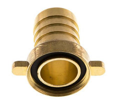 G 1'' x 25mm Brass Hose barb with NBR Seal and Wing Nut 16 Bar