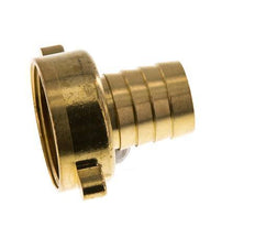 G 1 1/4'' x 25mm Brass Hose barb with NBR Seal and Wing Nut 16 Bar