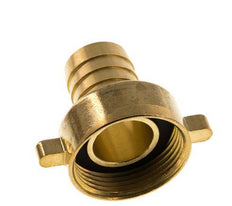 G 1 1/4'' x 25mm Brass Hose barb with NBR Seal and Wing Nut 16 Bar