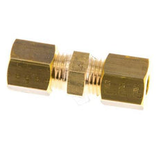 5mm Brass Straight Compression Fitting 150 Bar DIN EN 1254-2
