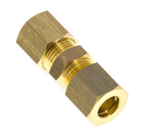 8mm Brass Straight Compression Fitting 135 Bar DIN EN 1254-2 [2 Pieces]