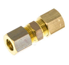 8mm Brass Straight Compression Fitting 135 Bar DIN EN 1254-2 [2 Pieces]
