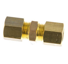 8mm Brass Straight Compression Fitting 135 Bar DIN EN 1254-2 [2 Pieces]