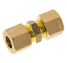 10mm Brass Straight Compression Fitting 95 Bar DIN EN 1254-2