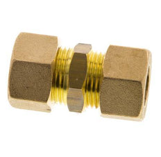 14mm Brass Straight Compression Fitting 89 Bar DIN EN 1254-2