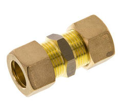 15mm Brass Straight Compression Fitting 82 Bar DIN EN 1254-2