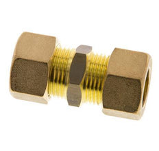 15mm Brass Straight Compression Fitting 82 Bar DIN EN 1254-2