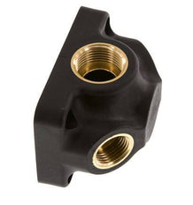 G 3/4'' x G 1/2'' Brass Wall Mounted 3-way Air Junction without through-hole 15 Bar
