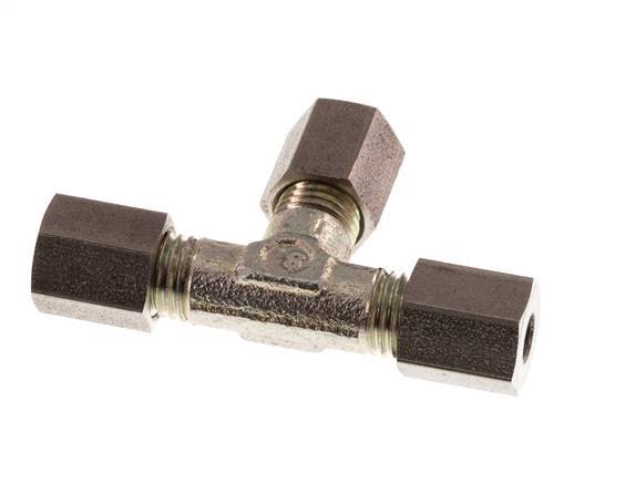 4LL Zinc plated Steel Tee Cutting Ring 100 Bar DIN 2353