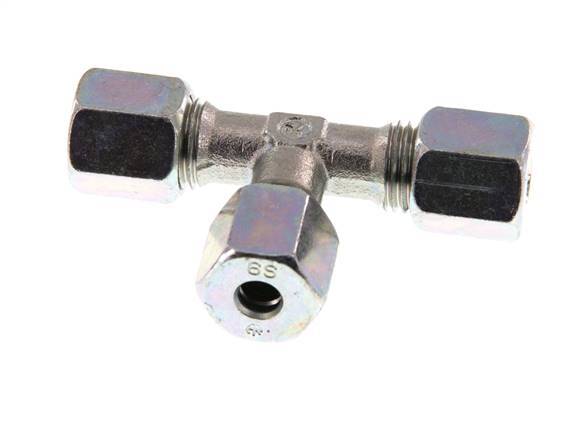 6S Zinc plated Steel Tee Cutting Ring 630 Bar DIN 2353