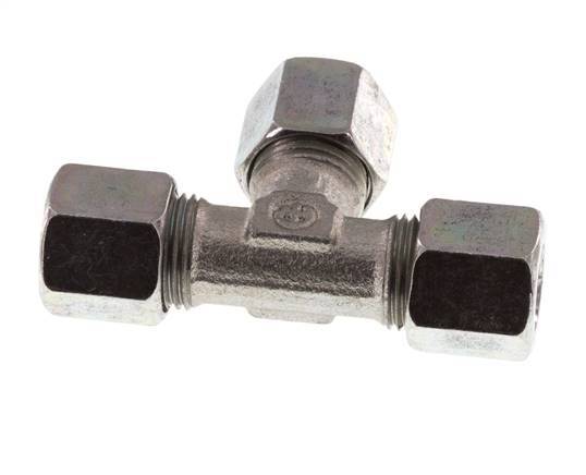 8LL Zinc plated Steel Tee Cutting Ring 100 Bar DIN 2353