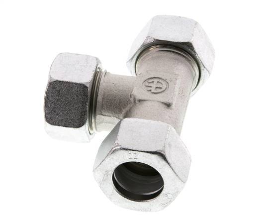 22L Zinc plated Steel Tee Cutting Ring 160 Bar DIN 2353