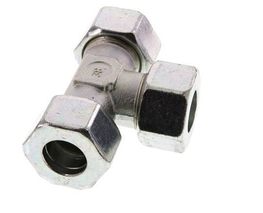 25S Zinc plated Steel Tee Cutting Ring 400 Bar DIN 2353