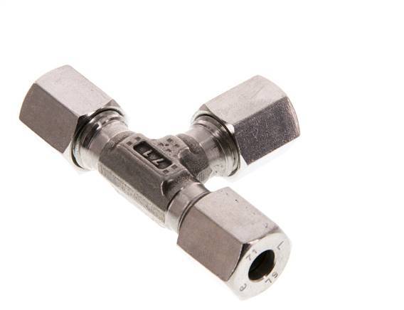 6L Stainless steel Tee Cutting Ring 315 Bar DIN 2353