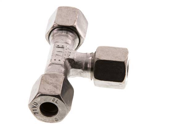 8L Stainless steel Tee Cutting Ring 315 Bar DIN 2353