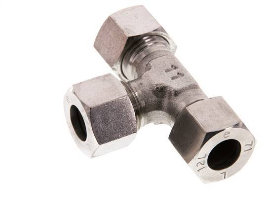 12L Stainless steel Tee Cutting Ring 315 Bar DIN 2353