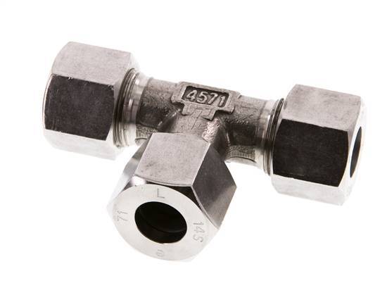 14S Stainless steel Tee Cutting Ring 630 Bar DIN 2353