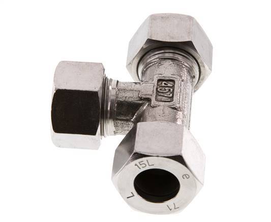 15L Stainless steel Tee Cutting Ring 315 Bar DIN 2353