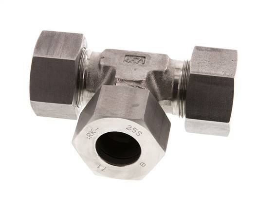 25S Stainless steel Tee Cutting Ring 400 Bar DIN 2353