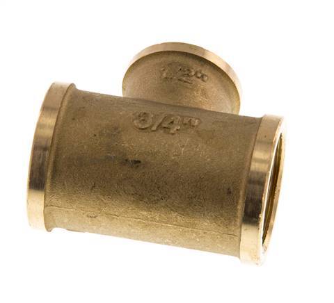 Rp 3/4'' x Rp 1/2'' Brass Tee 16 Bar